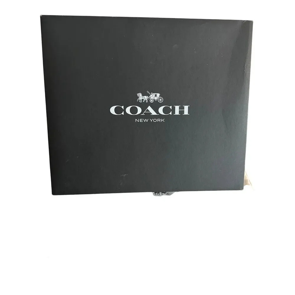 COACH Large Oversized Kisslock Frame Shoulder Clutch Bag - New
